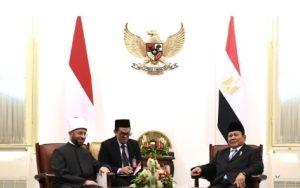 Presiden Prabowo Subianto Terima Kunjungan Utusan Khusus Persatuan Emirat Arab dan Mesir di Istana Merdeka